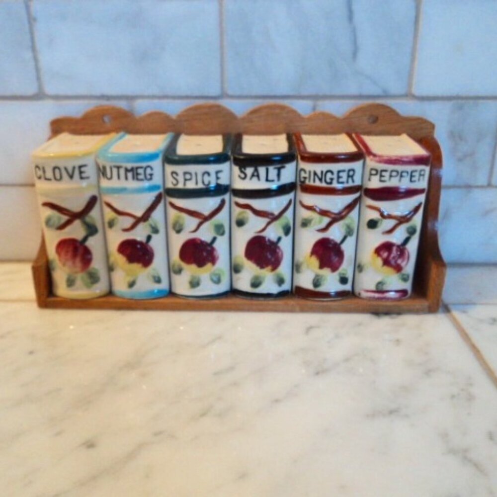 vintage ceramic spice books~Japan